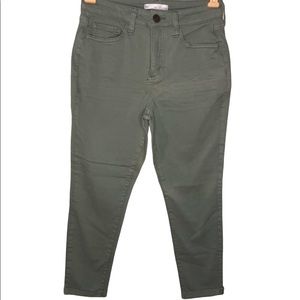 SO green high rise curvy crop jeans